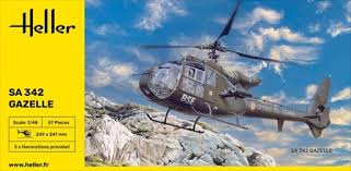Aerospatiale SA.342 Gazelle - 1/48 Scale Heller 80486