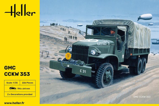 GMC CCKW353 US Truck - 1/35 Scale Heller 81121