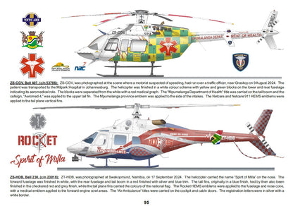 Helicopter Emergency Medical Services and Surf and Sea Rescue Helicopters in South Africa