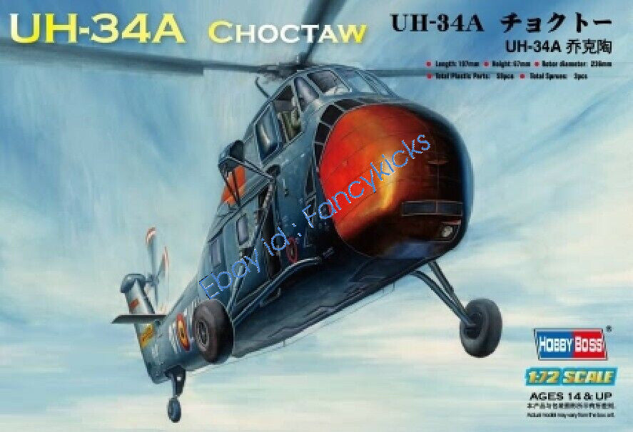 Sikorsky UH-34A "Cocktaw"  -  1/72 Scale Hobby Boss 87215