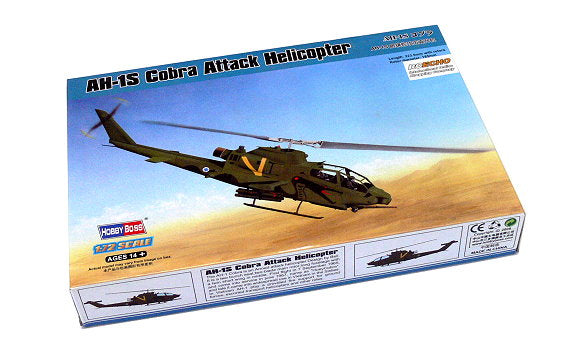 Bell AH-1S Cobra Attack Helicopter -  1/72 Scale Hobby Boss 87225