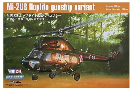 Mil MI-2US Hoplite Gunship - 1/72 Scale Hobby Boss 87242