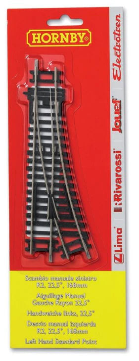 R8072 Left Hand Point Blister Pack - 00 Gauge Hornby HT8302