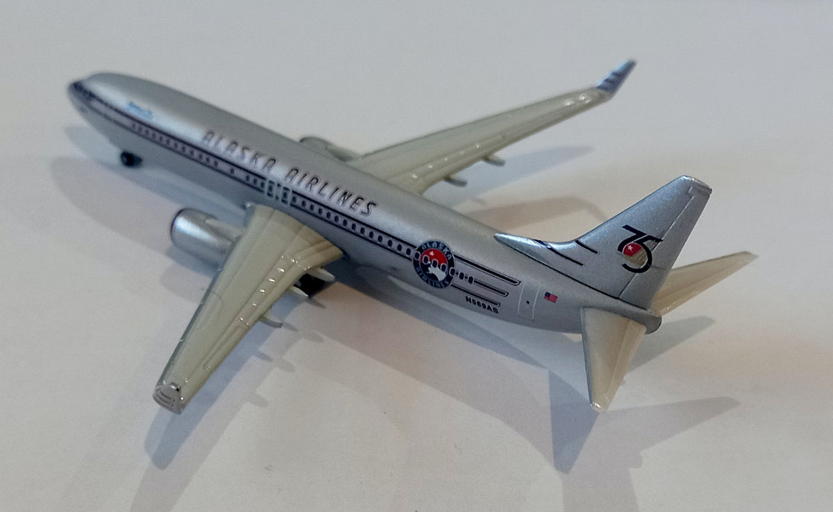 boeing 737-800 Alaska Airlines - 1/500 Scale Herpa Wings HW504690