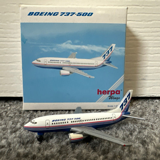 Boeing 737-500 Boeing House Colours - 1/500 Scale Herpa Wings HW505444