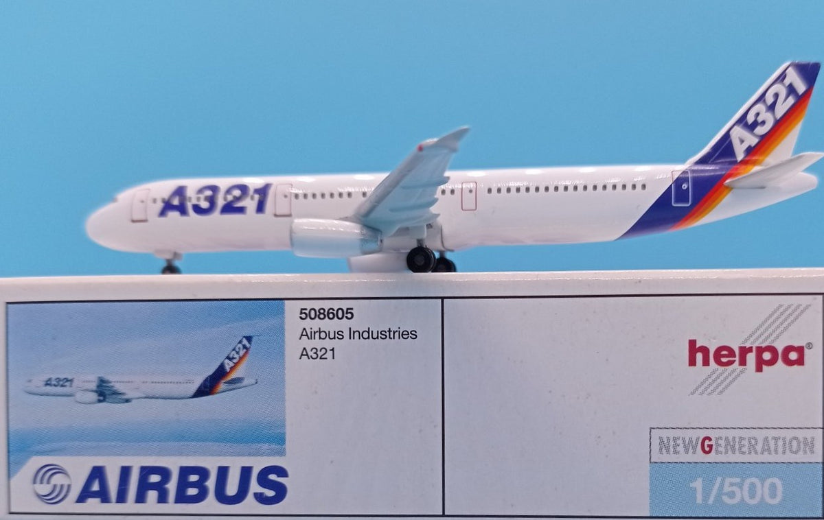 Airbus A321 Airbus Industries - 1/500 Scale Herpa Wings HW508605