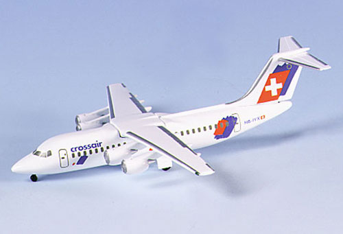 Avro RJ100 Crossair - 1/500 Scale Herpa Wings HW509626