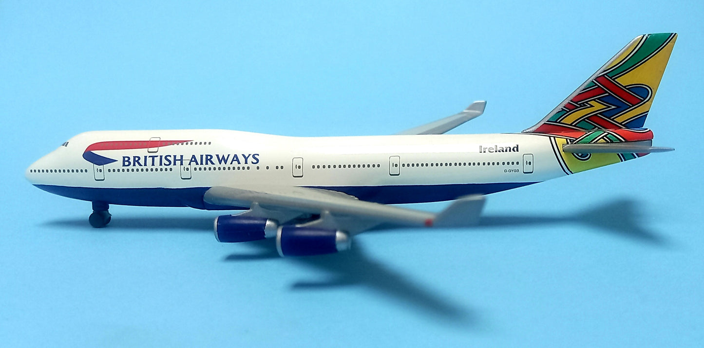 Boeing 747-400 British Airways - 1/500 Scale Herpa Wings 511537