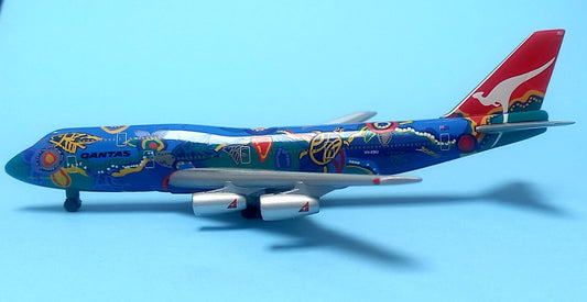 Boeing 747-400 Qantas 'Wunala Dreaming"  - 1/500 Scale Herpa Wings 511865