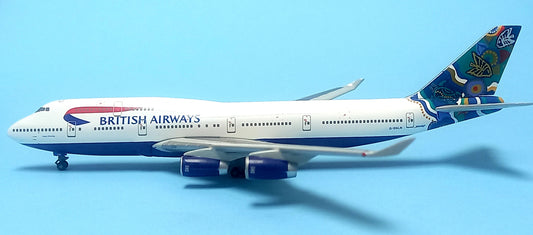 Boeing 747-400 British Airways - 1/500 Scale Herpa Wings 513821