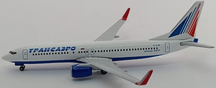 Boeing 737-800 Transaero - 1/500 Scale Herpa Wings HW527668