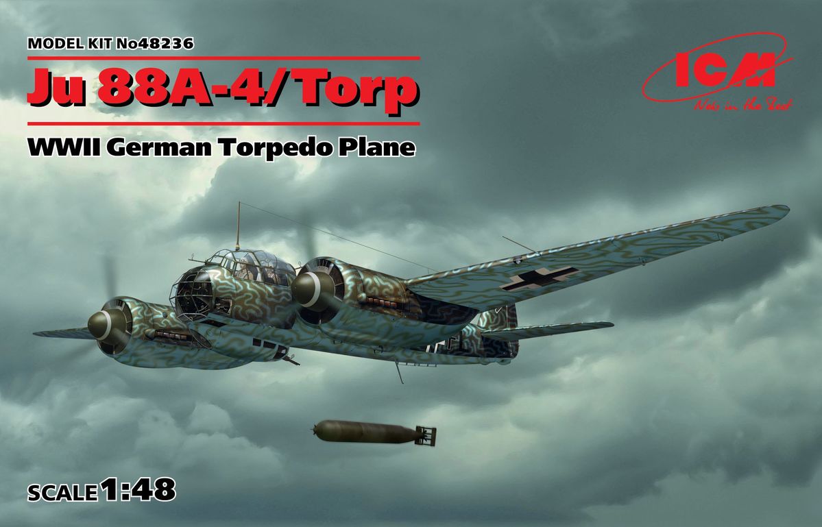 Junker Ju.88A-4 Torpedo Bomber - 1/48 Scale ICM 48236