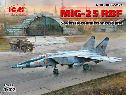 MiG-25RBF Reconnaissance Plane - 1/72 Scale ICM 72174