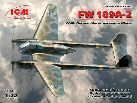 Focke-Wulf Fw.189A-2 - 1/72 Scale ICM 72292