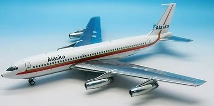 Boeing 720-062 Alaska Airlines - 1/200 Scale Inflight 200 IF7200915P