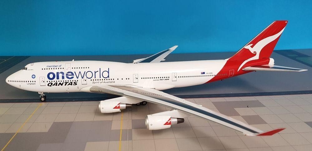Boeing 747-400 Qantas/One World - 1/200 Scale Inflight 200 IF744030