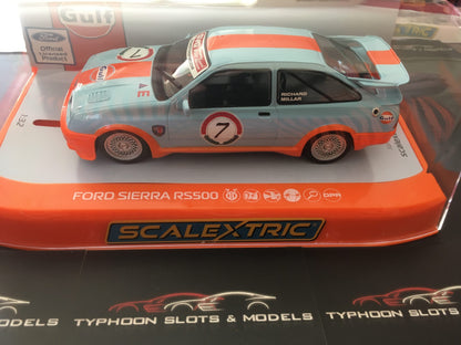 Ford Sierra RS500 Gulf Edition Richard Millar - 1/32 Scale - Scalextric - SCAC4231