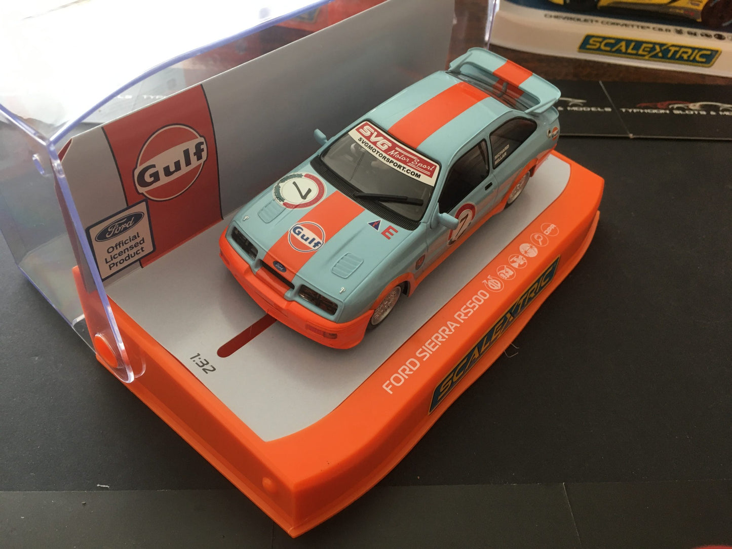 Ford Sierra RS500 Gulf Edition Richard Millar - 1/32 Scale - Scalextric - SCAC4231