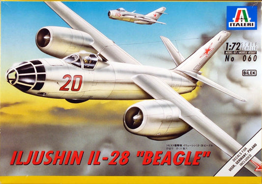 Ilyushin IL-28 Beagle - 1/72 Scale Italeri 060