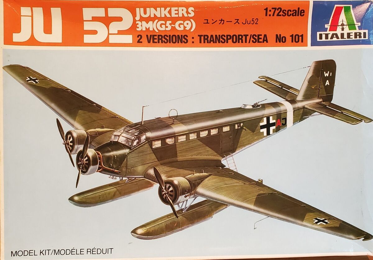 Junkers Ju.52/3m - 1/72 Scale Italeri 101