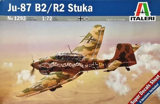 Junkers Ju-87 B2 Stuka 1/72 Scale Italeri 1292