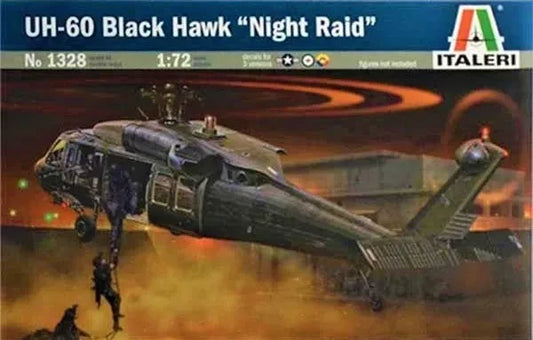 Sikorsky UH-60 Black Hawk "Night Raid" 1/72 Scale Italeri 1328