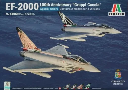 Eurofighter EF-2000 Typhoon  1/72 Scale Italeri 1406