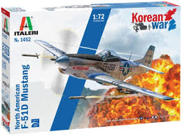 F-51D Mustang "Korean War" 1/72 Scale Italeri 1452