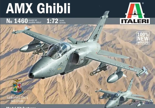 AMX Ghibli with photo etched parts 1/72 Scale Italeri 1460