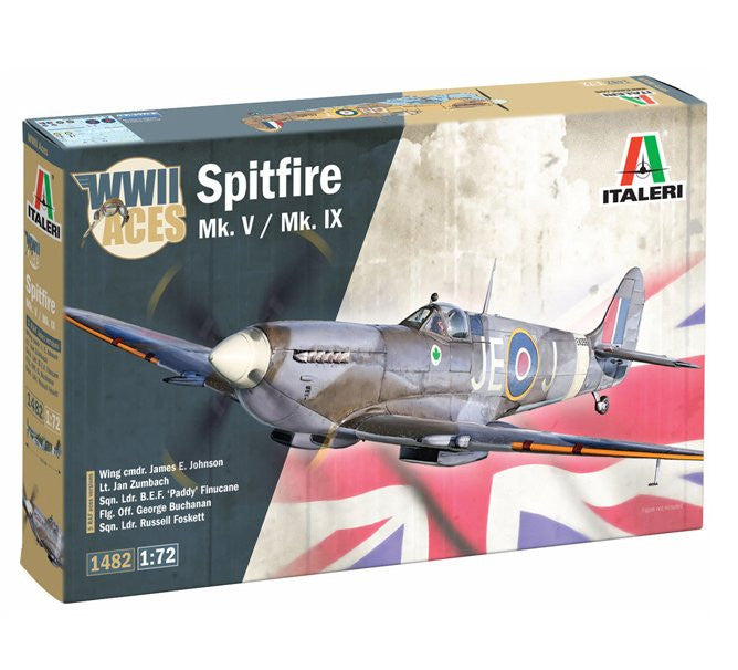Spitfire Mk.V / Mk.IX Aces - 1/72 Scale Italeri 1482