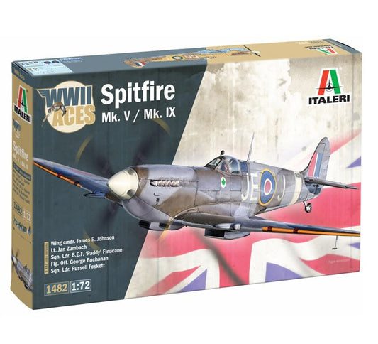 Spitfire Mk.V / Mk.IX Aces - 1/72 Scale Italeri 1482