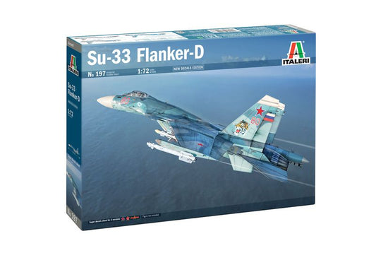 Sukhoi Su-27D Sea Flanker 1/72 Scale Italeri 197