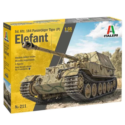Tiger Elefant 1/35 Scale Italeri 211
