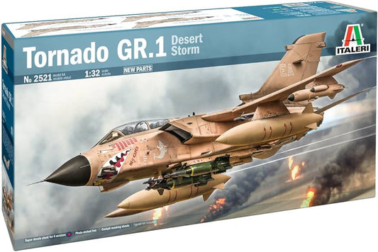 Tornado GR.1 Desert Storm with Photo Etched Part - 1/32 Scale Italeri 2521