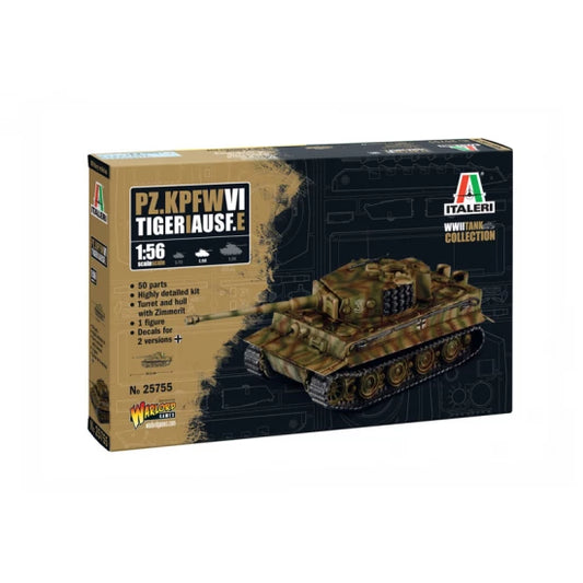 Pz. Kpfw. VI Tiger 1 - 1/56 Scale - Italeri - IT25755