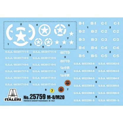 M8/M20 - 1/56 Scale - Italeri - IT25759