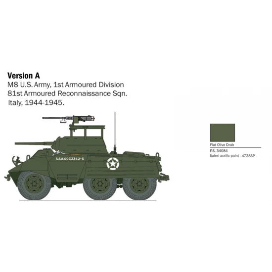 M8/M20 - 1/56 Scale - Italeri - IT25759