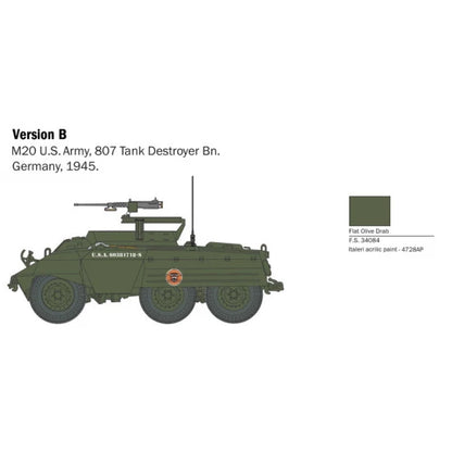 M8/M20 - 1/56 Scale - Italeri - IT25759