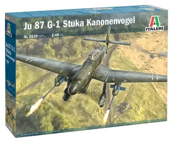 Junkers Ju-87G-1 Stuka Kanonenvogel 1/48 Scale Italeri 2830