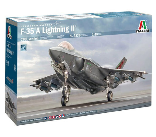 F-35A Lightning II Beast Mode w/PE Parts  - 1/48 Scale Italeri 2836