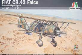 FIAT CR.42 Falco Assault/Night Fighter - 1/48 Scale Italeri 2842