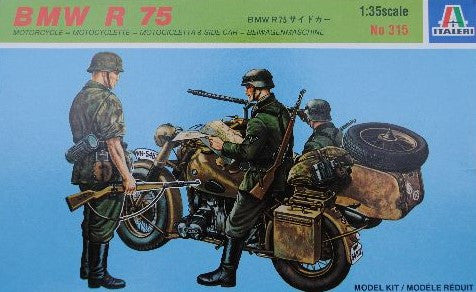 BMW R75 with Side Car 1/35 Scale Italeri 315