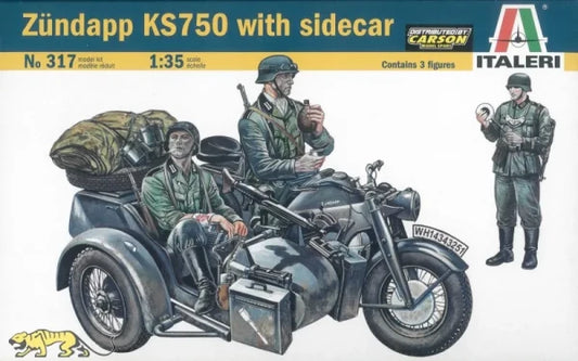 Zundapp with Sidecar 1/35 Scale Italeri 317