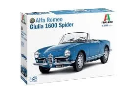 Alfa Romeo Giulia 1600 Spider 1/24 Scale Italeri 3668