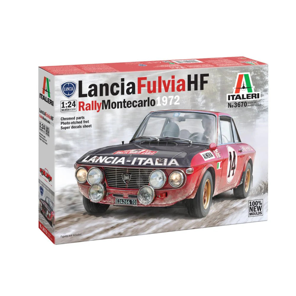 Lancia Fulvia HF Rally Monte Carlo 1972 with photo etch - 1/24 Scale Italeri 3670