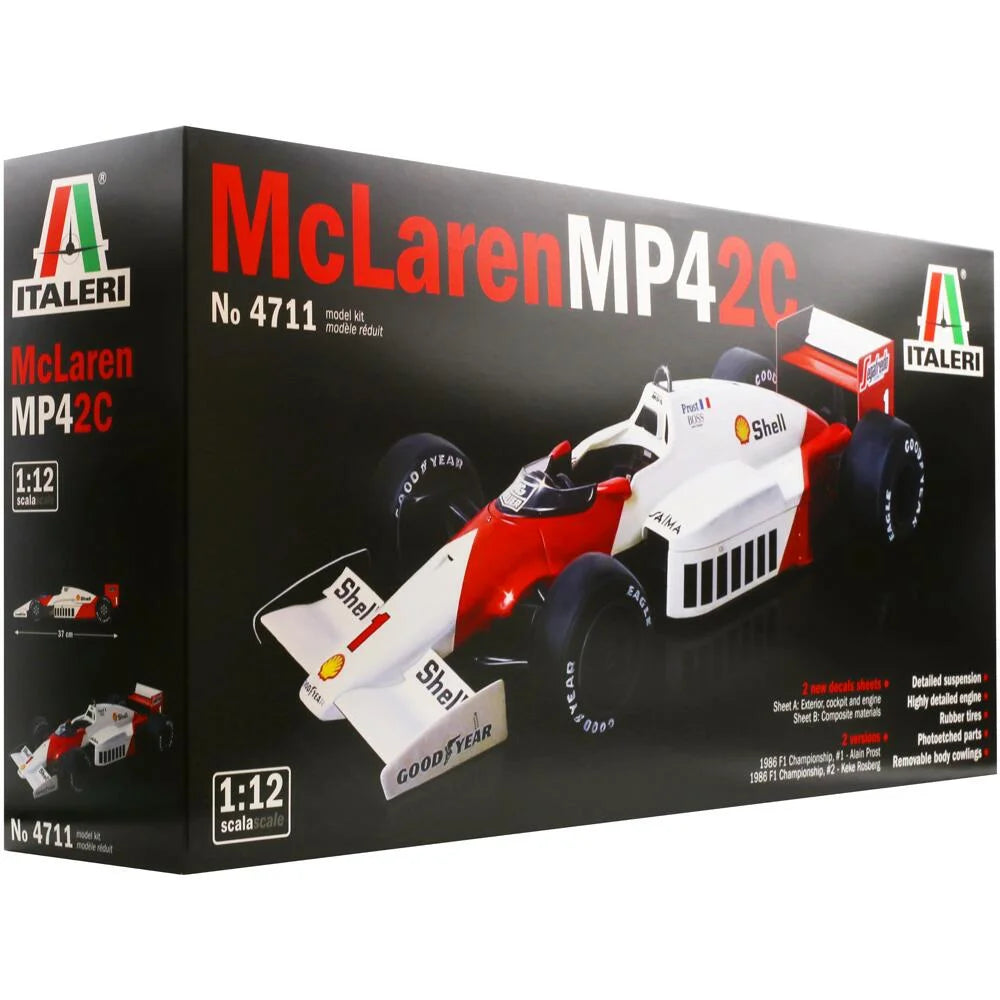 McLaren MP4/2C Prost / Rosberg w/Photo etched- 1/12 Scale Italeri 4711