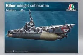 Biber Midget Submarine 1/35 Scale Italeri 5609