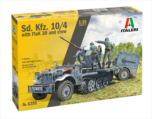 Sd.Kfz. 10/4 with Flak 30 - 1/35 Scale Italeri 6395