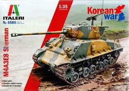 Sherman M4A3E8 “Korean War” (DISCONTINUED) - 1/35 Scale Italeri 6586