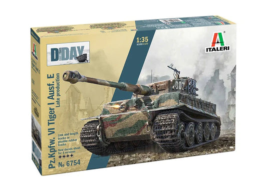 Pz.Kpfw.VI Tiger I Ausf.E L.Prod. - 1/35 Scale Italeri 6754